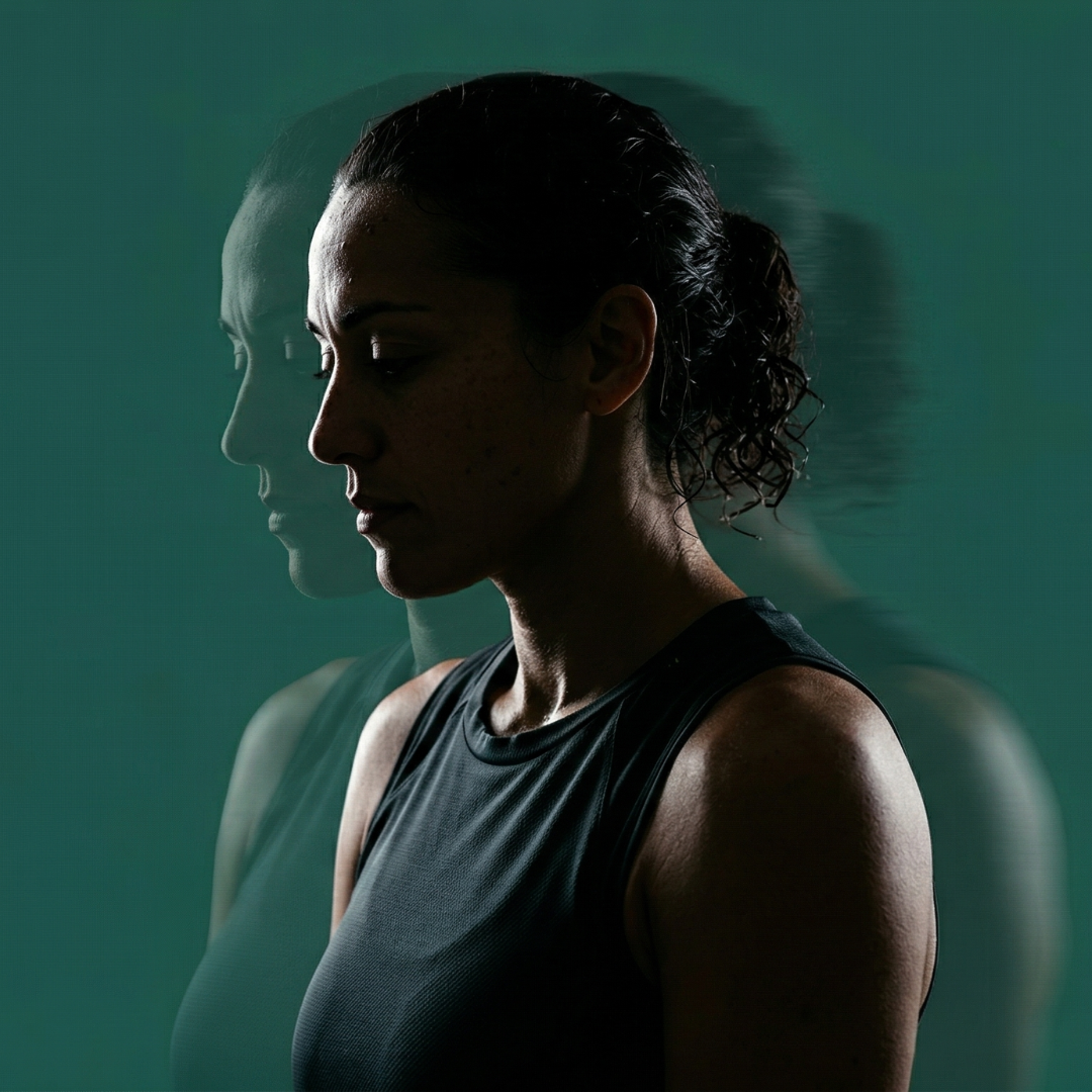 Portrait in soft light, editorial mood